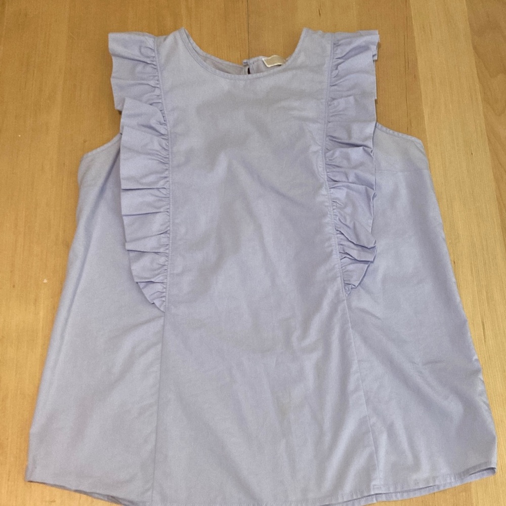 Michael Kors Light Purple Ruffle Blouse